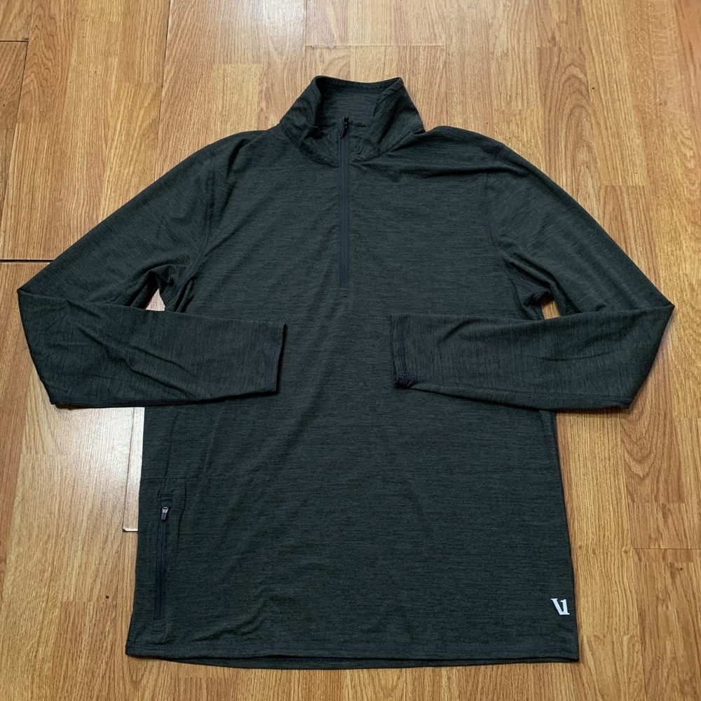 Vuori Ease Performance Half Zip Shirt Mens Largr Pullover Stretch Golf Soft